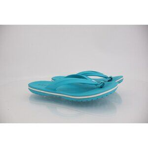 Crocs Crocband Girls Junior Size 1 Flip Flop Sandals Blue Lightweight Comfy